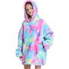 UUAISSO Felpa con Cappuccio per Ragazze Indossabile Felpa Oversize per Bambini con Tasca Abbigliamento Invernale