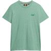 Superdry Maglietta da Uomo Vintage con Logo EMB Tee, Grit Verde Brillante, XL