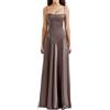 OULIWANGLUO Abito da donna in tulle, lungo, da sera, per matrimonio, cocktail, sexy, elegante, per feste