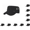 Paowsietiviity Cappelli da sole regolabili per esterni, berretto da baseball casual a rete piatta per uomo, nero, Set da 10 (nero), 8