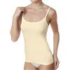 JADEA 3 Canotte Donna Spalla Stretta 2005 Green Cotton in Cotone Elasticizzato
