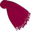 Lorenzo Cana Sciarpa Pashmina da donna, 50% cashmere, 50% lana di agnello merino lana cashmere, sciarpa da donna, bacca, 70 x 180 cm