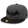 New Era Batman - 59Fifty Basecap - Batman Edition - Grey/Black - 7 7/8-63cm (XXL)