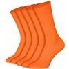 Mysocks 5 paia caviglia calzini arancia