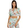 GUESS Camicia donna Guess floreale con fiocco frontale ES24GU109 W4GH42WG4G0 S