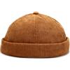 VIAUMBR Berretto docker cappello, cappello da pescatore, uomo e donna, Marronr 40, 56/60 cm