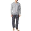 PEROFIL Pigiama Lungo Uomo Cotone Felpato Art. VPRT93208