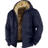 Generico Cappotto Uomo Felpa Pile Uomo Antivento Trekking Tattico Jacket Moto Giacca Pesante Taglie Forti Giubbotto Vento Imbottito Elegante Casual Sportivo Black Friday 2025 Abbigliamento 2#blu scuro 6XL