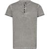 !Solid Tihn T-Shirt A Maniche Corte Maglietta da Uomo con Collo Grandad in Cotone 100%