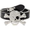 CWCYYDSYY Cinture borchiate Y2K Punk Hip Hop in finta pelle per Halloween Cosplay