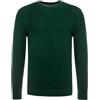 VEQUÈ Maglione Uomo Invernale Girocollo Lana Cashmere Maglioncino Slim Fit Morbido (IT, Testo, 3XL, Regular, Regular, Verde)