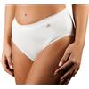 Clessidra Pacco da 3 Mutande Mestruali Donna in Cotone Elasticizzato PT577 (3, Bianco)