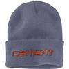 Carhartt Berretto da Uomo Isolato con Logo Grafico e Busta Beanie Hat, Tono Grigio, Taglia Unica