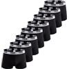 Nuofengkudu 6/8 Pack Uomo Boxer Sportivi Mutande Apertura Davanti Antisfregamento Traspiranti Elasticizzato Poliestere Comodi Assorbenti Underwear Leggero Running Antisudore Intimo