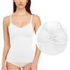 SLIMBELLE canotta da donna camisole per addome top modellante body shaper tanktop snellente senza cuciture camicia modellante con spalline a spalla top modellante top con spalline sottili