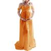 Wamvp Donna Vestiti Premaman Estate Abiti Eleganti Incinte Abito in Pizzo Fotografia Puntelli Fancy Servizio Fotografico per Beach Gonne Fotografiche