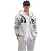 Gap Logo Heritage Hoodie Hooded Full Zip Sweatshirt Maglia di Tuta Uomo (Pacco da 1)