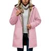 Rrongwn Teddy Cappotto da donna invernale lungo parka giacca calda imbottita reversibile giacca invernale grande dimensioni piumino con cappuccio elegante cappotto invernale trapuntato giacca spessa