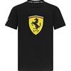 PUMA Scuderia Ferrari - Maglietta con Scritta per Bambini | Design grafico del team, girocollo, comoda vestibilità per gara e tempo libero, Prodotto ufficiale con licenza