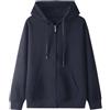 CEWIFO Zip Hoodies Y2k Uomo Felpe da Lavoro Pile con Cappuccio Felpa Invernale Motociclista Hoodie Men Nera e Rossa Giacchetto Estivo Elegante