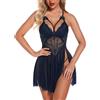RSLOVE Babydoll Donna Sexy Camicia da Notte in Pizzo Mini Abito