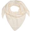 styleBREAKER foulard triangolare in mussola da donna in 100% cotone | foulard tinta unita morbido e leggero | sciarpa alla moda per tutte le stagioni - Made in Italy, 196 x 84 cm, Crema