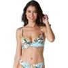 Lovable Bikini Reggiseno con Ferretto e Coppa Invisible Printed Shiny Micro Donna, Stampa Tropical, 85D