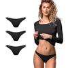 FOCENZA Perizoma Donna in Microfibra Elasticizzata | 3 Pezzi | Vari Colori | Slip Intimo Donna | Confortevole | Cuciture Piatte | Made in Italy