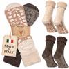 MOUNTREX® Calzini in lana alpaca, per uomo e donna, invernali, caldi, calzini termici, spessi, 2 paia, 35-38