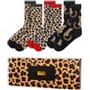 soxo Leopardato Donna Calzini Cotone - Regalo Ragazza Divertenti 35-40