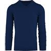 Cashmere Zone - Maglione Uomo Collo a V in 100% Cashmere Lana Pullover in Kashmire Invernale con Manica Lunga (Bluette, M)