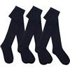 i2i Publishing I2I Girls 3 Pairs Multibuy Cotton Rich Plain Tights