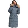 MARIKOO Giacca invernale lunga da donna calda parka trapuntata con cappuccio B890