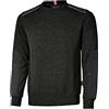 Siry Work U.Power Felpa Girocollo Modello RYKE 70% Cotone 30% Poliestere Peso 310 gr/m2 con Rinforzi ANTIUSURA