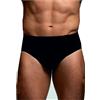 POMPEA 9 Pezzi Slip Uomo Morbido Seamless con Filato Odor Control Q-Skin Nero L/XL