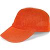 styleBREAKER Cappello Baseball in Carta di Paglia Monocromatico, Leggero e Traspirante con Fibbia in Metallo Regolabile, Cappellino Unisex con Fascia Antiscivolo per Uomo e Donna, Arancione