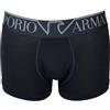 Emporio Armani Boxer Uomo Parigamba Elastico a Vista logato Cotone Elasticizzato Underwear Articolo 111389 4F516, 00135 Marine, EUR M - CN 170/95 - BR M - MX M