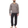 Timone Pigiama Uomo Lungo TI30-107 (Quadri6 Grafito, L)