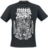 Razamataz Morbid Angel Pillars Crumbling Uomo T-Shirt Nero 100% Cotone Regular