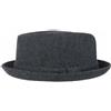 LIPODO Diamond Crown Cappello Pork Pie Spina di Pesce Multicolore con Fascia in Tessuto Unisex Estate Inverno
