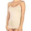 EGI Canotta da Donna in Micromodal con Spallina Sottile Liscia (6/XL, Corda)
