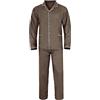 e.VIP Oswald 450/882 - Pigiama da Uomo, in Cotone/Cotone-Modal