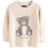 NEXT Ragazzo Maglia Lavorata Cream Bear 3 Anni-4 Anni