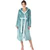 Bellivalini Accappatoio Vestaglia Donna con Cappuccio e Cintura BLV50-168