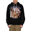 Generic Felpa Personalizzata Uomo con Cappuccio Felpe Personalizzate con Foto del Viso Felpe Personalizzabili Felpa Oversize Stampata sul Fronte e sul Retro Idee Regalo Donna Compleanno Natale Regali Uomo