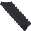 Sloggi Slip Tai da donna in cotone microfibra multipack intimo comfort senza cuciture invisibile elasticizzato alto, Go Daily Cotton Tai Black, XXL