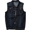 ENEN Giacca Jeans Senza Maniche Uomo Vintage Fresco Gilet Denim Capispalla Lavato Giacchetta Punk Streetwear alla Moda in Stile Casual Panciotto da Moto