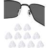 Firtox Naselli di ricambio per occhiali Oakley Socket 5.5 OX3218/Socket 5.0 OX3217/Socket Ti OX5019/Steel Plate OX3222/Contrail, 0