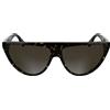 KARL LAGERFELD Women's Sunglasses KL6185S - Dark Tortoise with Solid Brown Lens