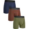 gagli® Boxer da Uomo, Pantaloni Traspiranti da Uomo, Boxer da Uomo in Cotone Modal, Pantaloni Morbidi da Uomo con Fascia Elastica in Vita, Boxer da Uomo Traspiranti in Confezione da 3 Pezzi